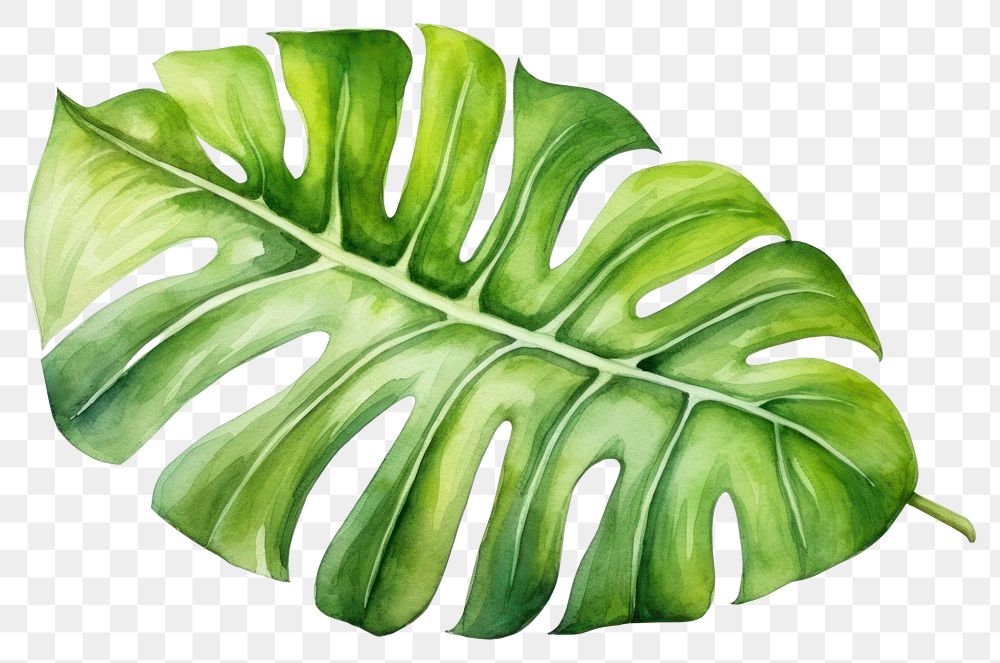 PNG Leaf plant green xanthosoma. AI generated Image by rawpixel.