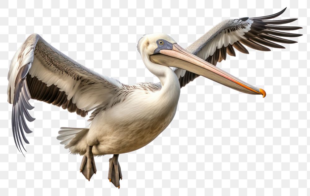 PNG Pelican animal flying bird. AI generated Image by rawpixel.