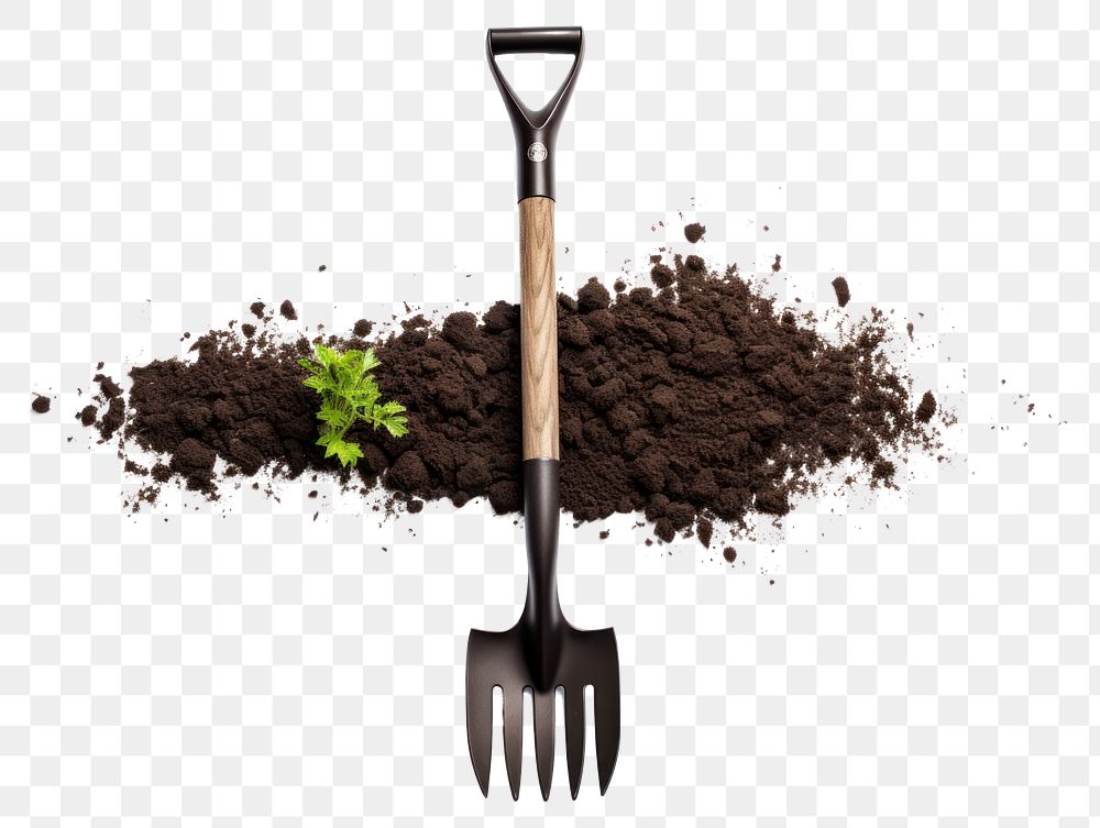 PNG Soil tool freshness gardening. AI generated Image by rawpixel.