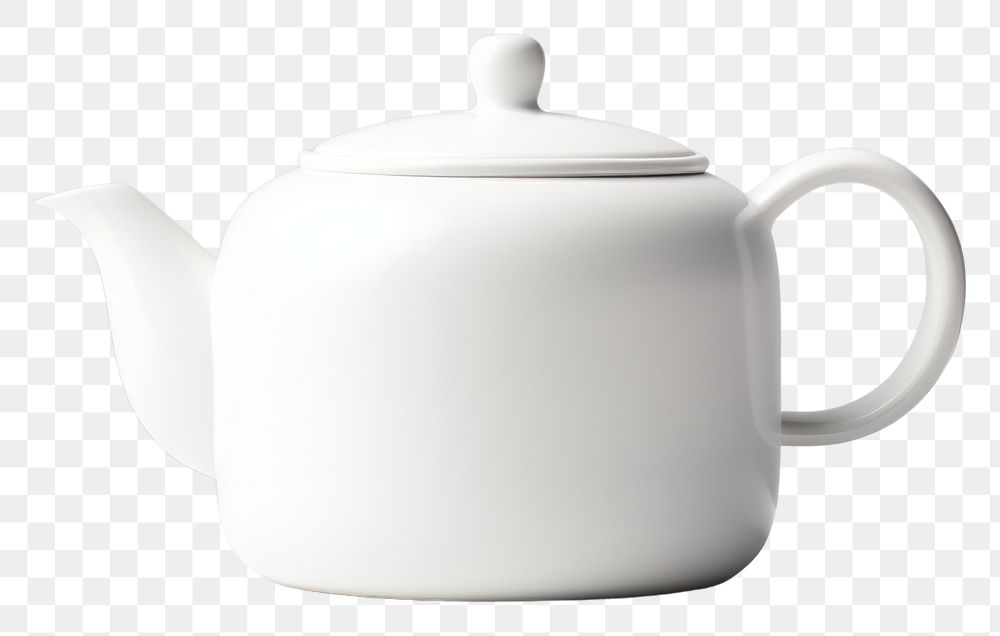 PNG Teapot porcelain white cup. AI generated Image by rawpixel.