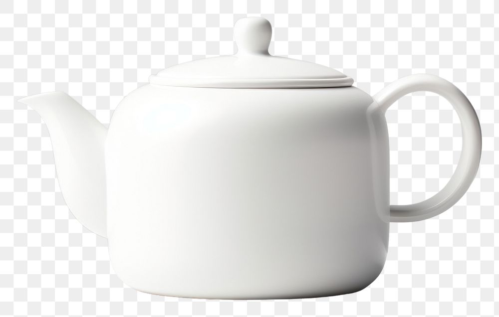 PNG Teapot porcelain white cup. 