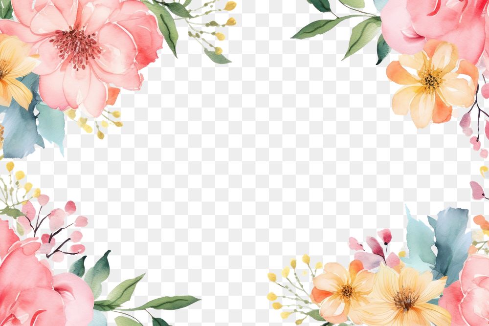 PNG Flower backgrounds pattern plant. 