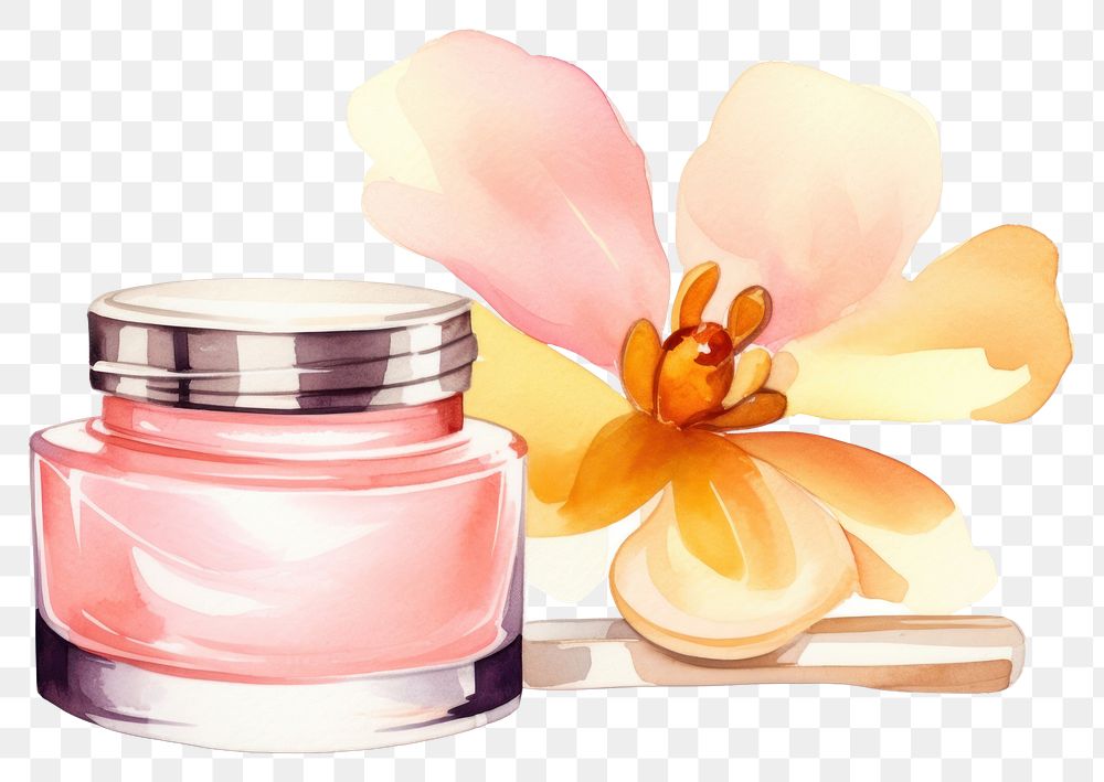 PNG Cosmetics flower petal container. 