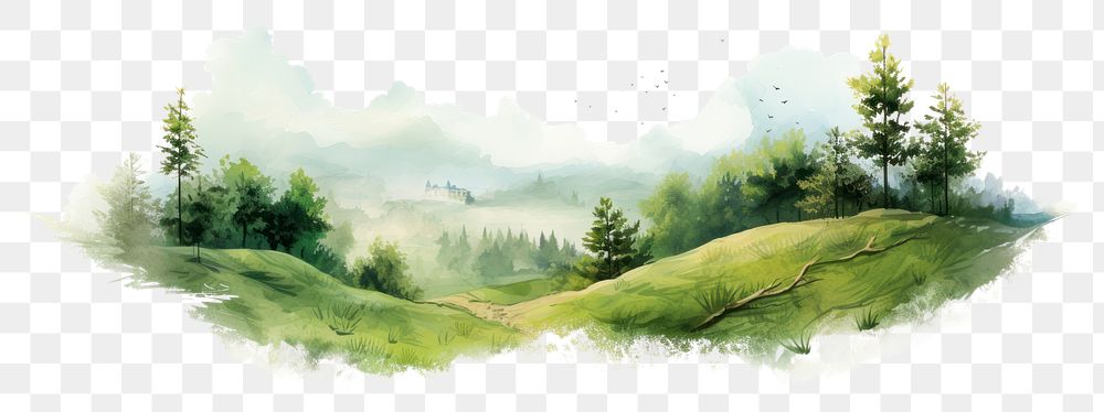 PNG Wilderness landscape panoramic outdoors. AI generated Image by rawpixel.