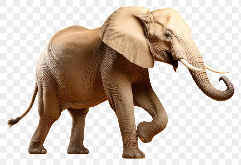 PNG Elephant wildlife mammal animal. 
