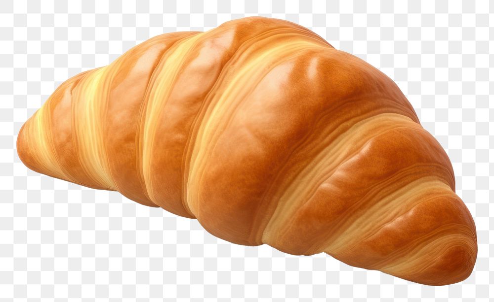 PNG Croissant bread food transparent background. AI generated Image by rawpixel.