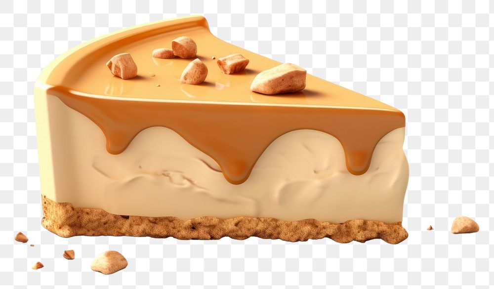 PNG Cheesecake dessert food transparent background. AI generated Image by rawpixel.