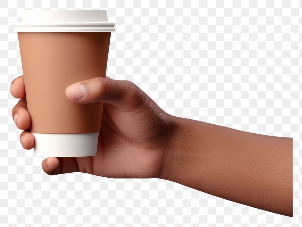 PNG Coffee cup holding latte. AI generated Image by rawpixel.
