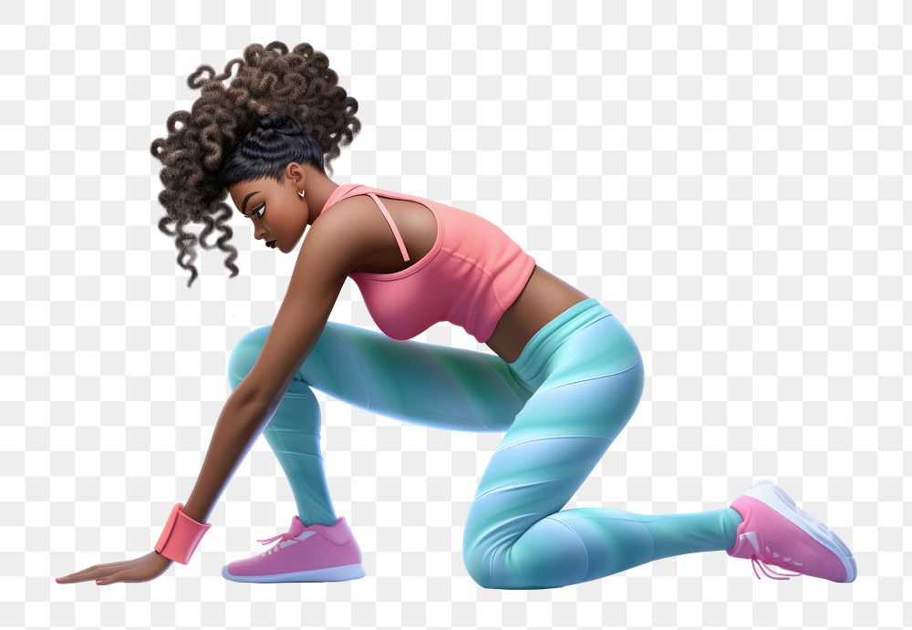 PNG Sports adult woman yoga. AI generated Image by rawpixel.
