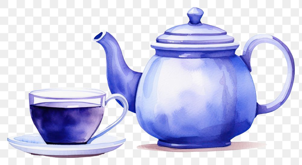 PNG Teapot cup porcelain drink. AI generated Image by rawpixel.