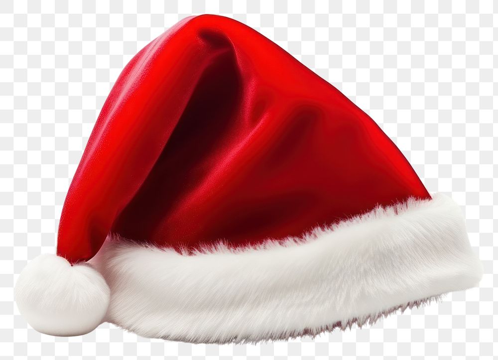 PNG Christmas white hat white background. AI generated Image by rawpixel.