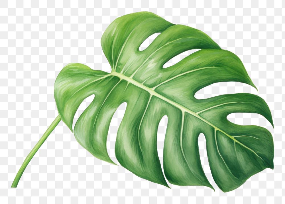 PNG Leaf plant white background xanthosoma. 