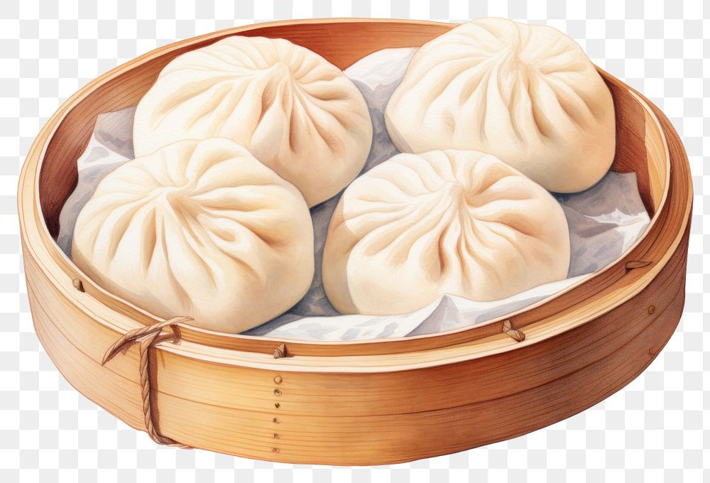 PNG Dumpling food transparent background xiaolongbao. AI generated Image by rawpixel.