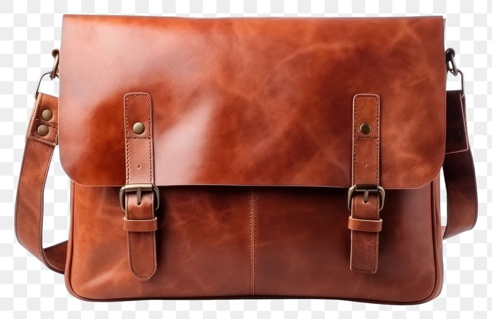 PNG Bag briefcase leather handbag transparent background