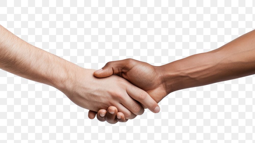 PNG Handshake togetherness agreement greeting. AI generated Image by rawpixel.