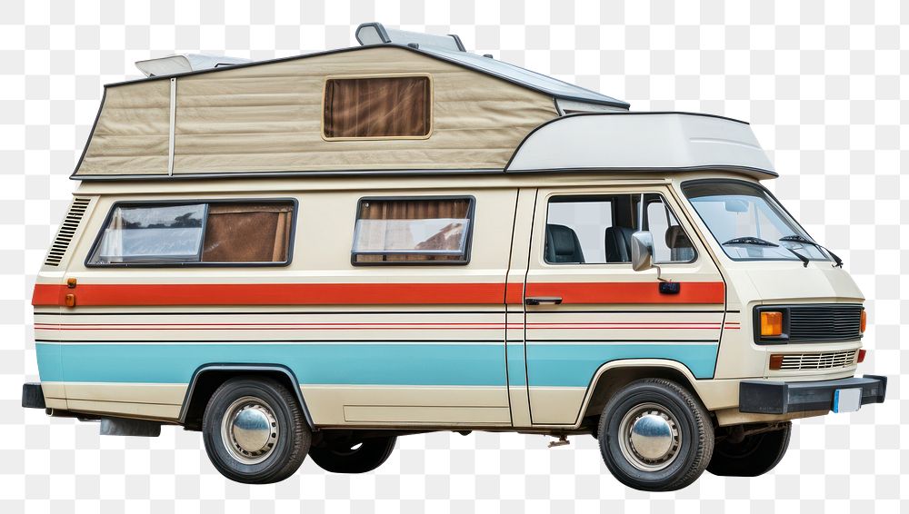 PNG Van vehicle camping car. AI generated Image by rawpixel.