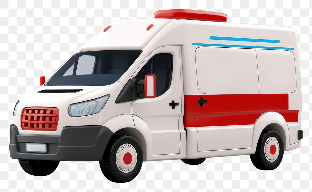 PNG Ambulance vehicle van transportation. AI generated Image by rawpixel.