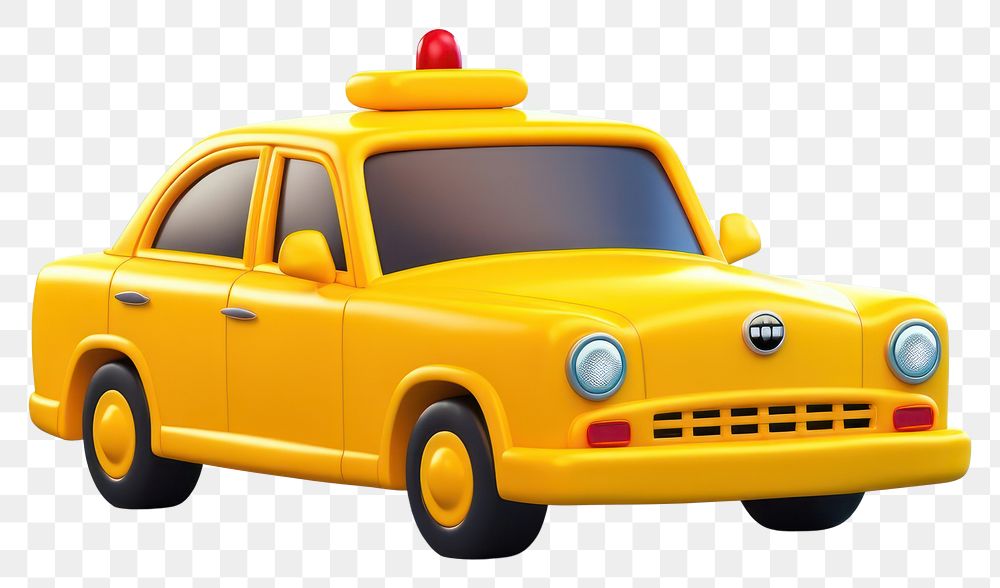 PNG Taxi car vehicle cartoon. 