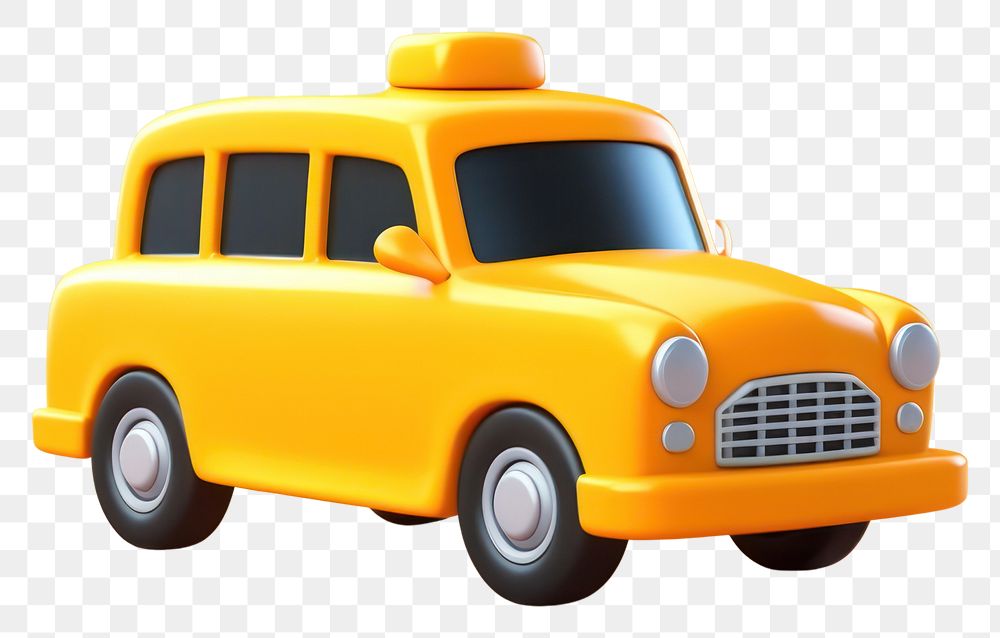 PNG Taxi car vehicle cartoon. 