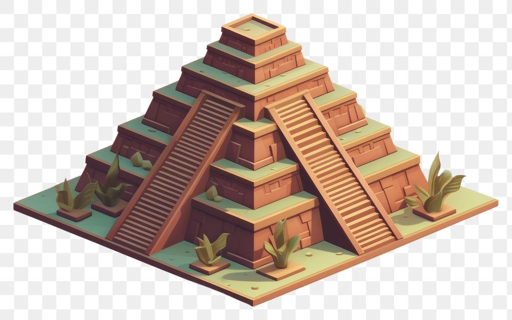 PNG Pyramid architecture building shape. AI generated Image by rawpixel.