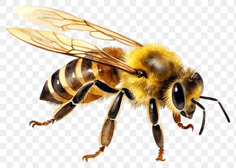 PNG Bee animal insect hornet transparent background