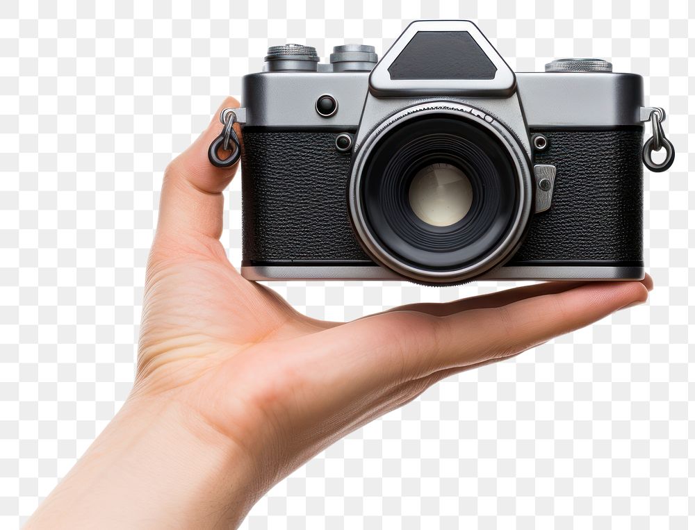 PNG Camera holding photo hand. 