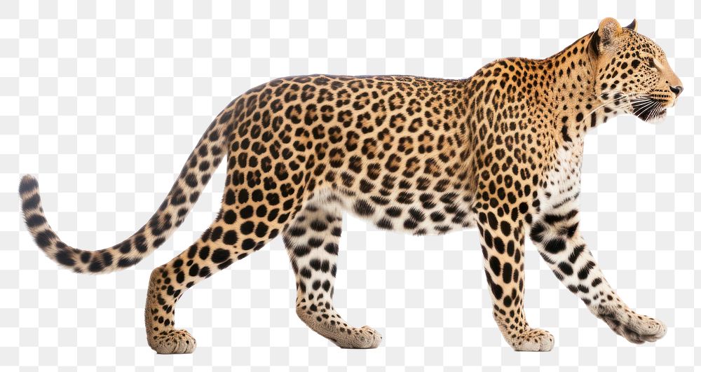 PNG Leopard wildlife animal mammal. AI generated Image by rawpixel.