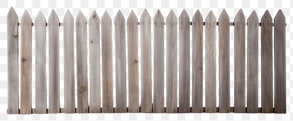 PNG Outdoors picket fence white. 