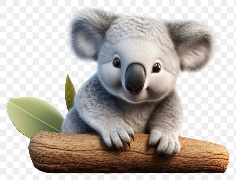 PNG Koala wildlife mammal animal. AI generated Image by rawpixel.