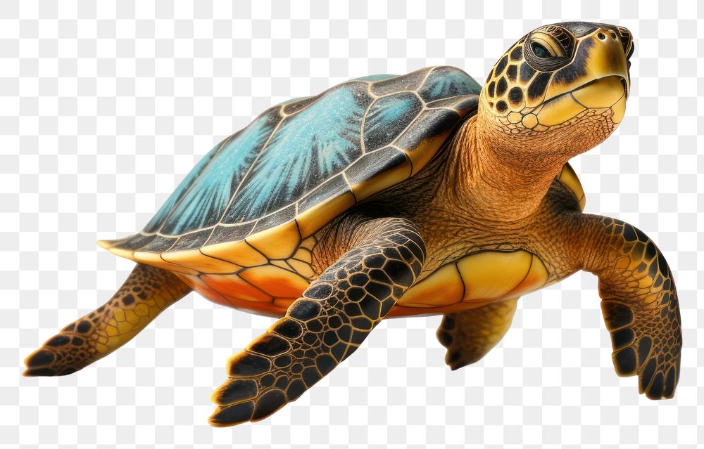 PNG Reptile animal turtle sea. AI generated Image by rawpixel.