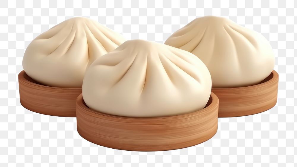PNG Dumpling steamed food xiaolongbao. AI generated Image by rawpixel.