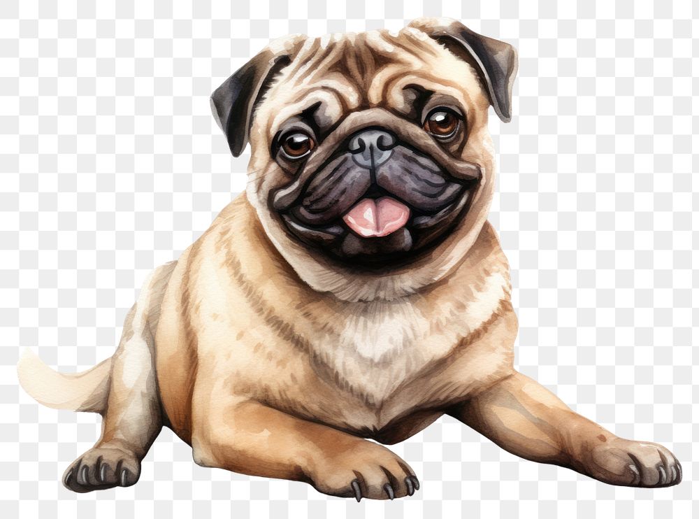 PNG Pug dog drawing mammal. 