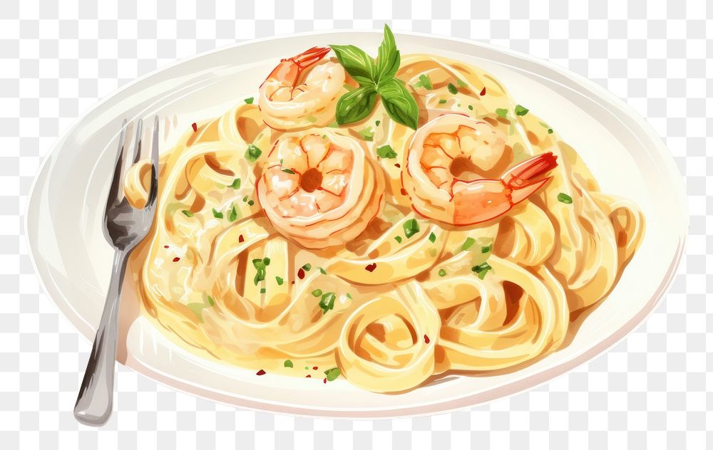 PNG Spaghetti pasta plate food. AI generated Image by rawpixel.