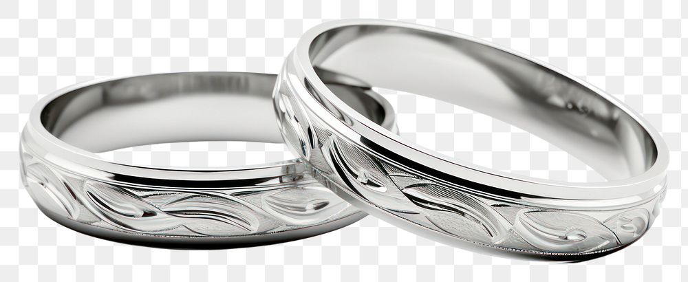 PNG Platinum jewelry wedding silver transparent background