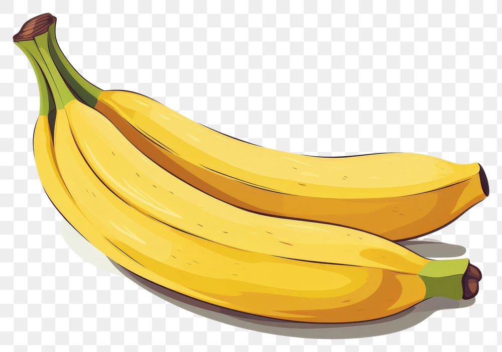 PNG Freshness banana yellow bunch. AI generated Image by rawpixel.