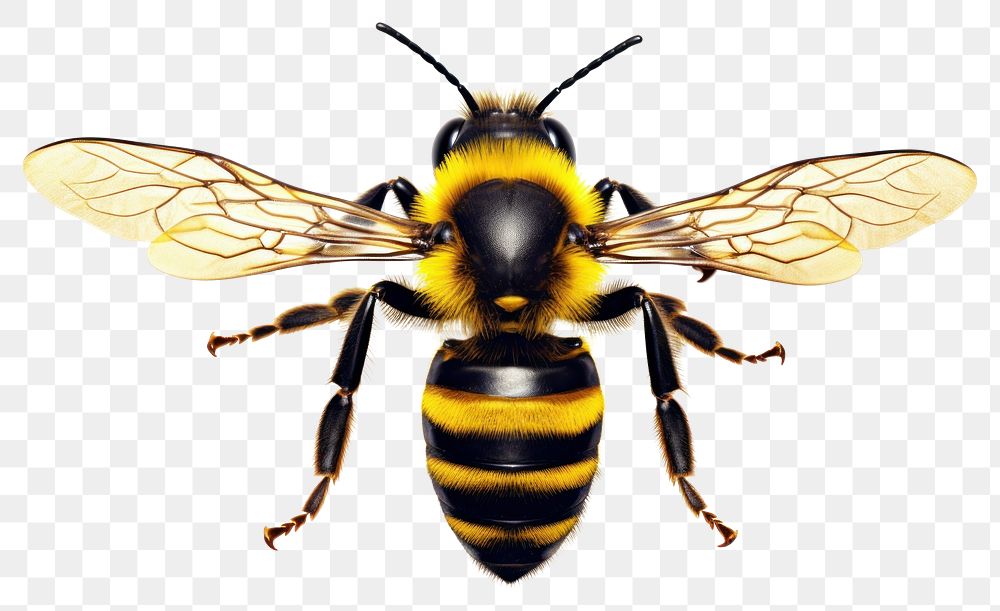 PNG Bee animal insect hornet transparent background