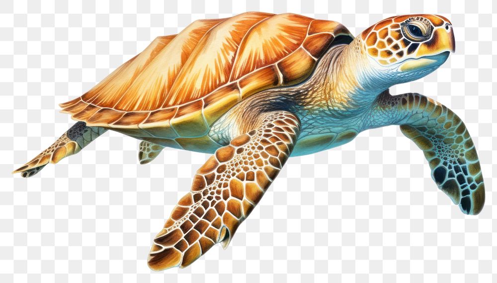 PNG Reptile animal turtle sea. AI generated Image by rawpixel.