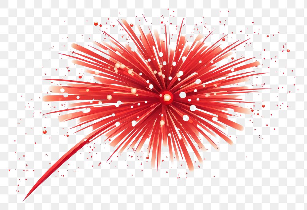 PNG Celebration fireworks white background splattered. AI generated Image by rawpixel.