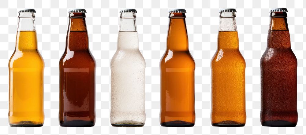 PNG Beer bottle glass drink transparent background