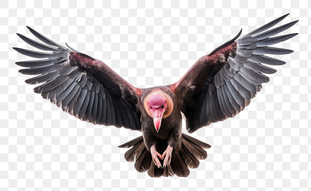 PNG Vulture flying animal condor. AI generated Image by rawpixel.