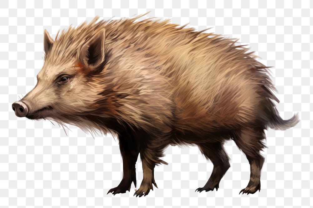 Wildlife mammal animal boar. 