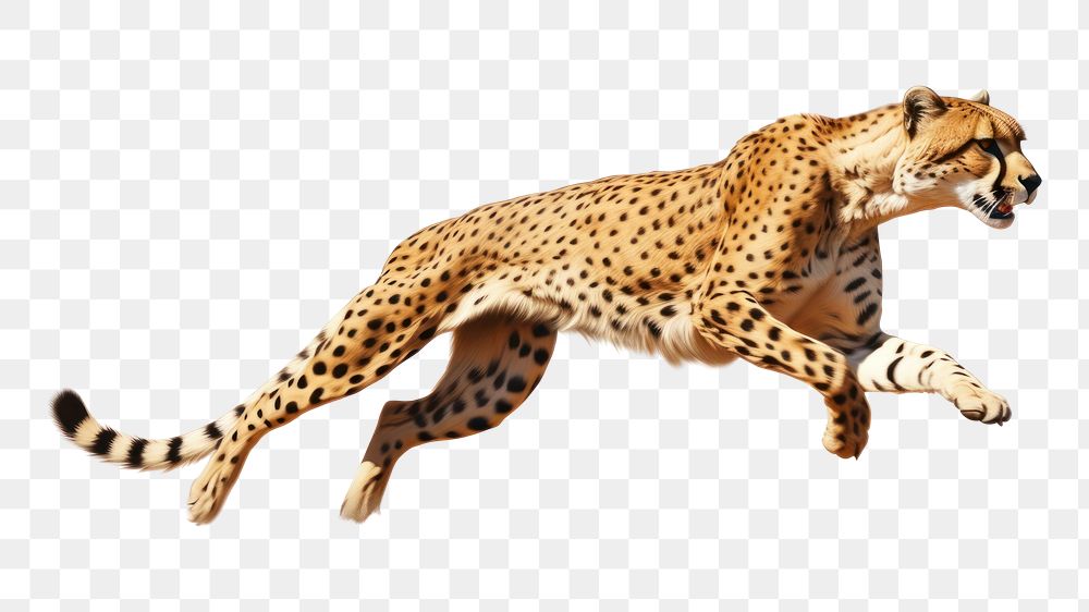 Wildlife cheetah animal mammal. AI generated Image by rawpixel.