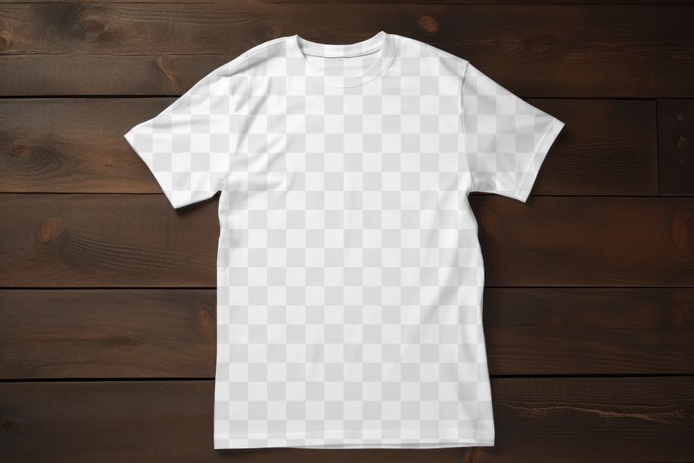 Graphic t-shirt png, transparent mockup