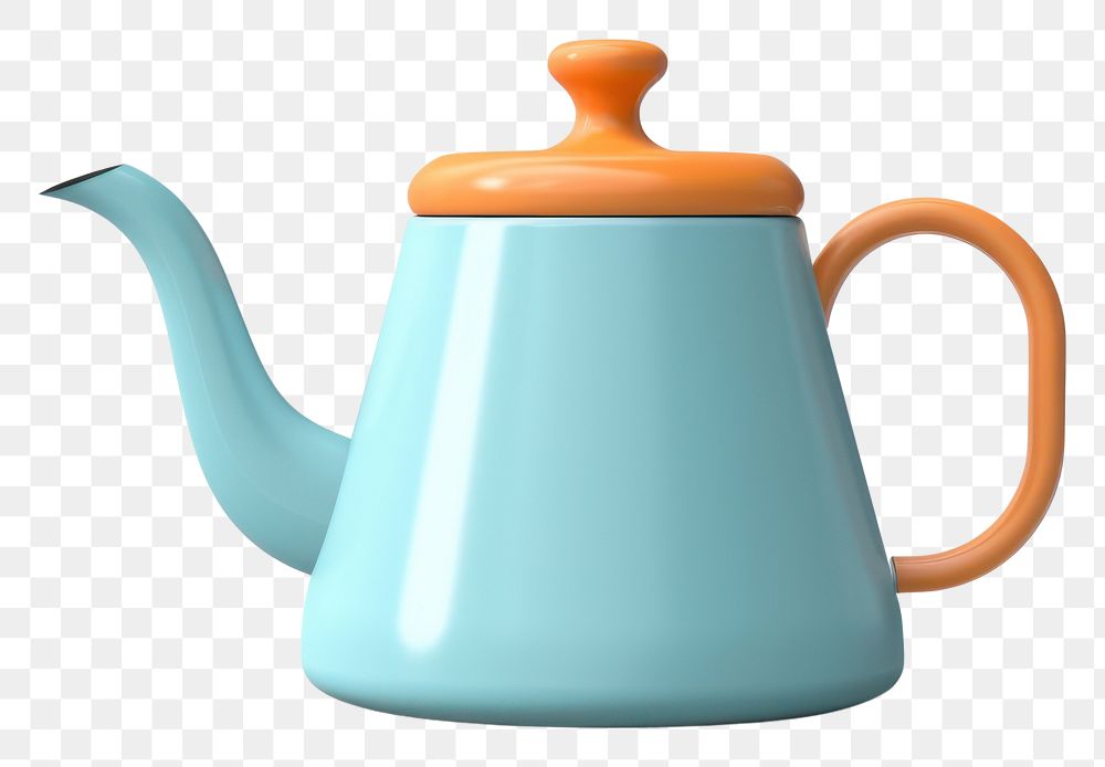 PNG Teapot transparent background refreshment tableware. AI generated Image by rawpixel.