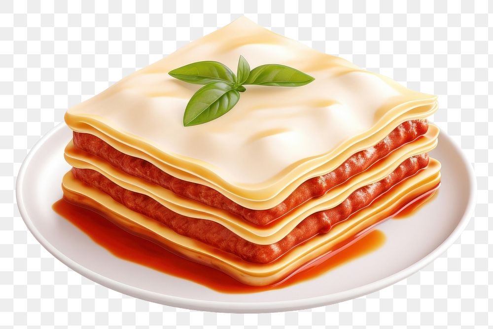 PNG Pancake lasagna food meal. AI generated Image by rawpixel.