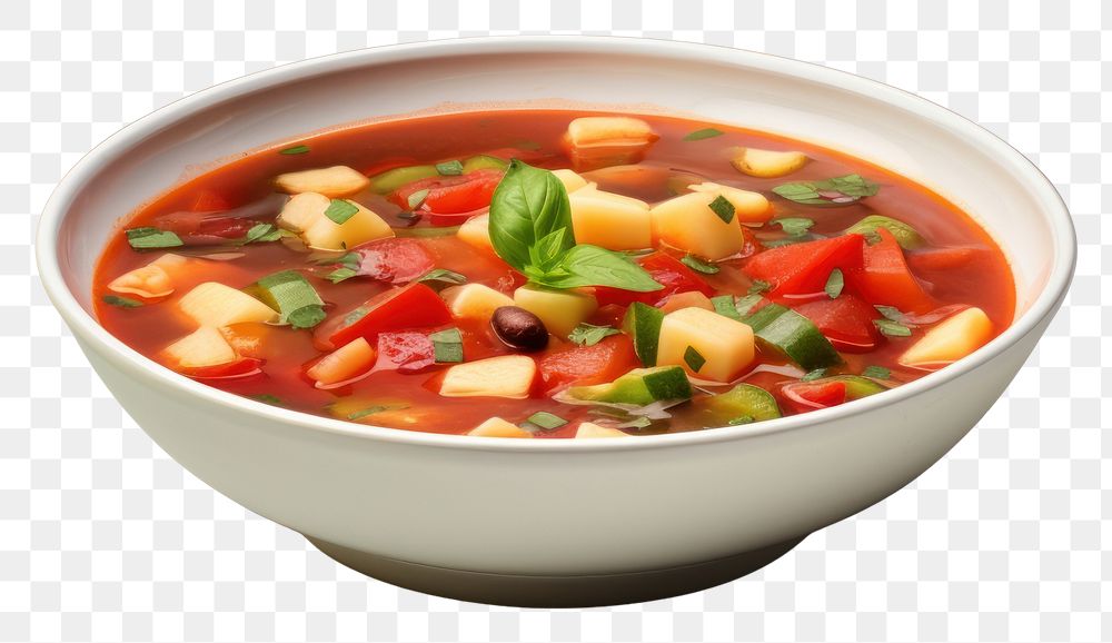 PNG Soup food meal dish. AI generated Image by rawpixel.