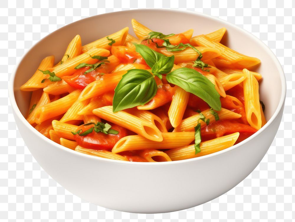 PNG Vegetable penne pasta food. AI generated Image by rawpixel.