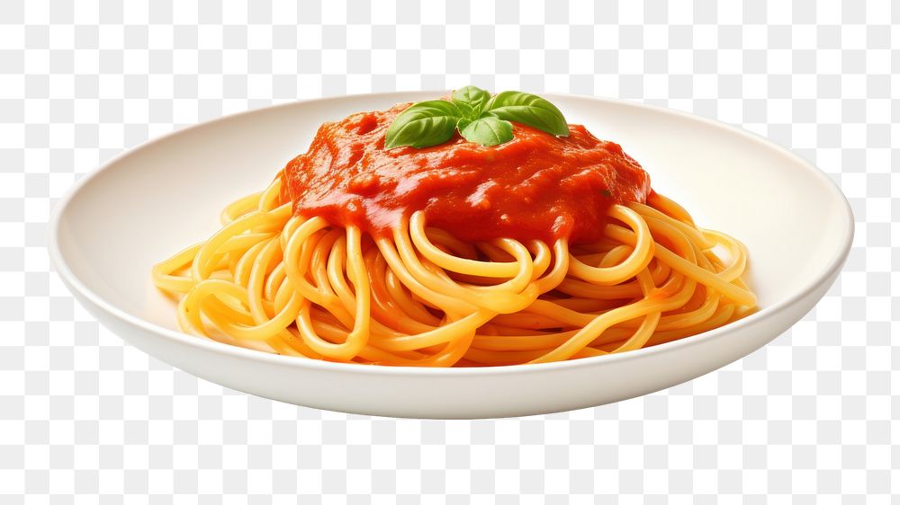 PNG Spaghetti pasta sauce food. AI generated Image by rawpixel.