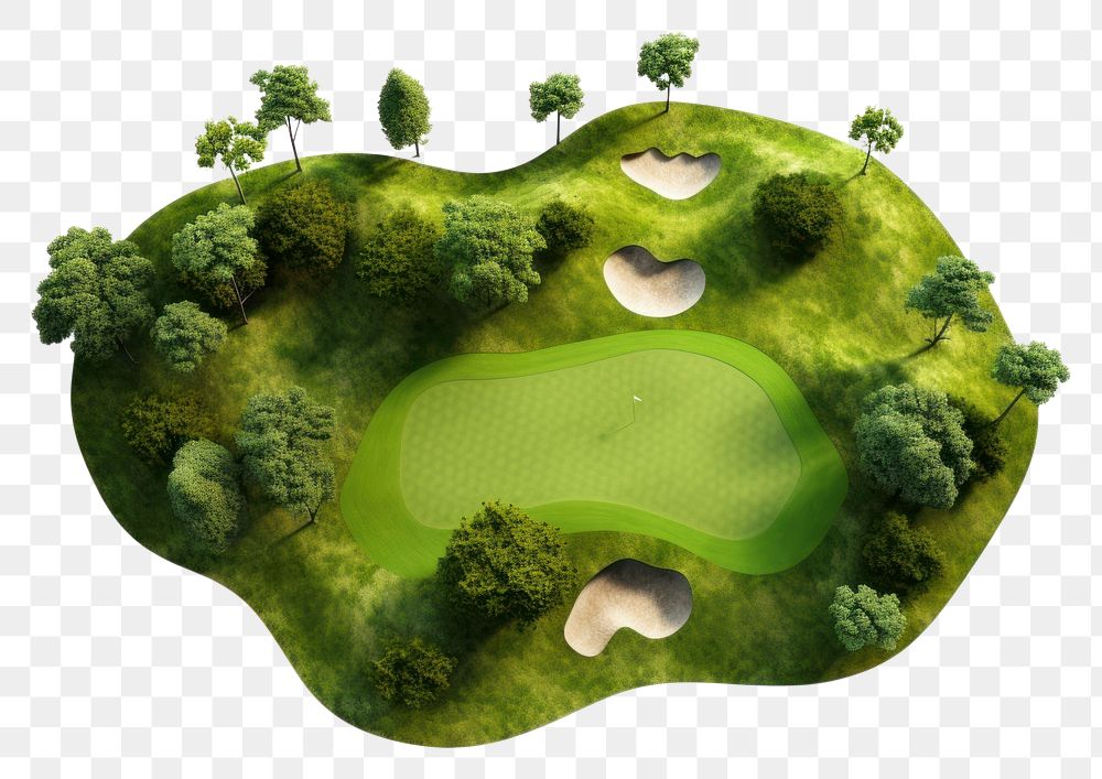 PNG Golf outdoors sports green. AI generated Image by rawpixel.