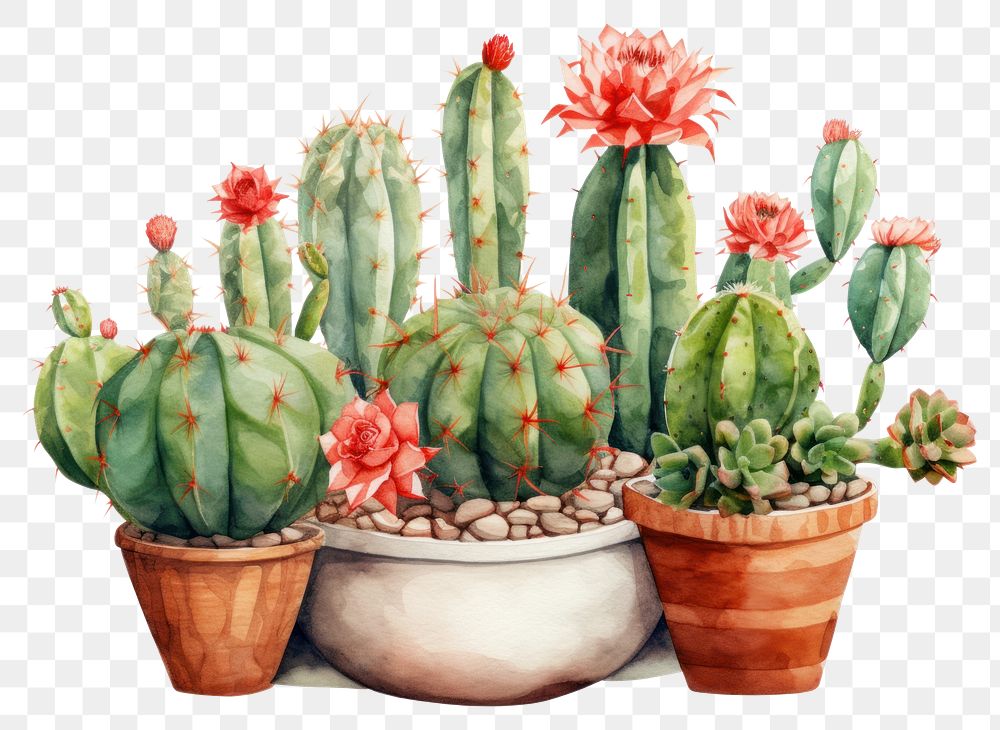 PNG Cactus plant transparent background creativity. AI generated Image by rawpixel.